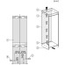Miele KFN7795C inbouw koel-vriescombinatie