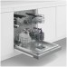 Beko BDSN36440XC half geïntegreerde vaatwasser