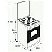 Etna FGV160WIT gasfornuis