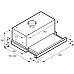 Inventum AKV6004RVS vlakscherm afzuigkap