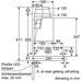 Bosch DFS097A51 vlakscherm afzuigkap