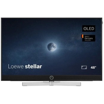 Loewe Stellar 48 DR+ Alu black + Lava OLED televisie